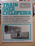 Train Shed Cyclopedia #77 Freight Car Construction Details Underframes & Brakes