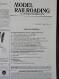 Model Railroading 1989 April AAR 52'6" gondolas F3 diesels Reading Railroad 1942