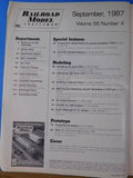 Railroad Model Craftsman Magazine 1987 September Wire a small layout Convert fla