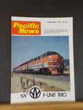 Pacific News #160 1975 Feb Pacific Rail News SN F unit Trio Rebuilding the 4449