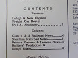 Freight Cars Journal #12 L&NE Freight car roster Class 1 & 2 railroad news Short