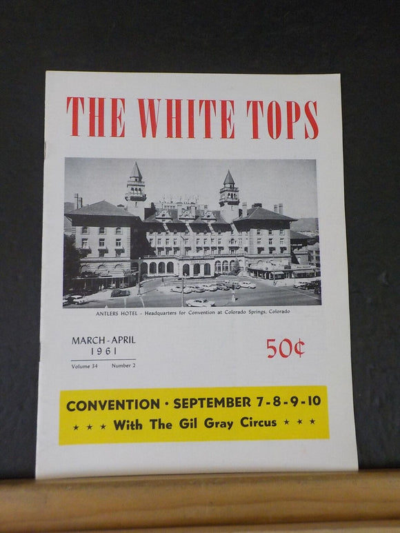 White Tops Circus Magazine 1961 March April  Memories of Sarasota