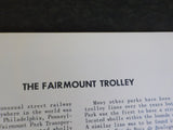 Fairmount Park Trolley, The  A Unique Philadelphia Experiment w/MAP