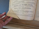 Official Guide of the Railways 1959 February Steam navigation US CAnada   DAMAGE