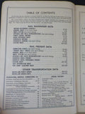 Official Guide of the Railways 1972 October Maps Timetables railroad freight Air