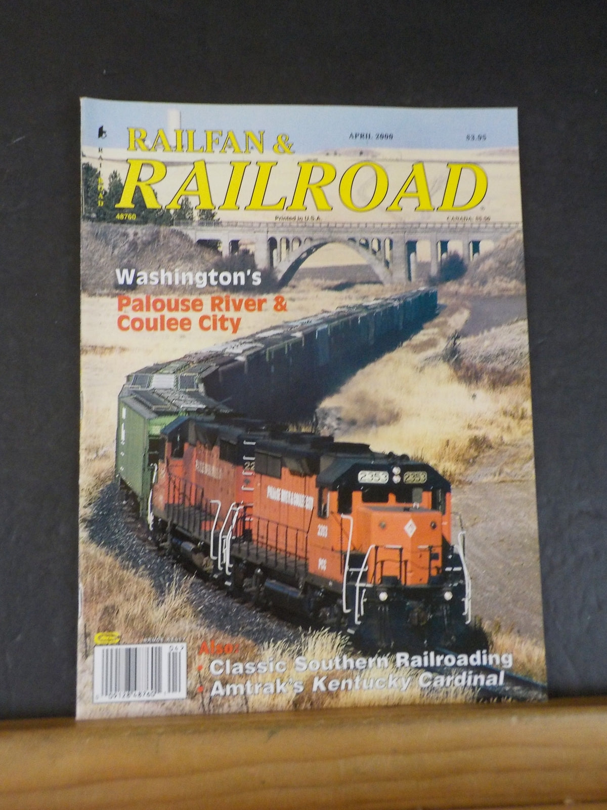 Railfan & Railroad Magazine 2000 April Washington's Palouse River & Co ...