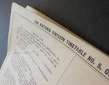 Southern Pacific Transportation Co Employee Timetable San Antonia Div #5 1976