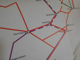 Map Northeast and Midwest  Industry Structure Competitive Freight Service 1975