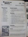 Railroad Model Craftsman Magazine 1988 July Model L&HR C420 Kitbash a garage