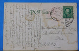 Postcard Birds-eye View Showing C.&N.W.R.R. Bridge Postmarked 1920