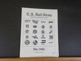US Rail News 1984 May Our 2nd Year Marketplace for the Railroad Industry & Hobby