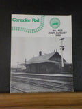 Canadian Rail #405 1988 July-August Lake Champlain & St Lawrence Junction RY