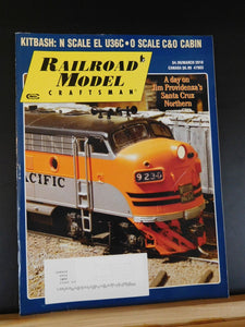 Railroad Model Craftsman Magazine 2010 March N scale EL U36C O scale C&O Cabin