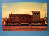 Postcard Lackawanna 430 Electro Motive model SWI 600 HP switcher