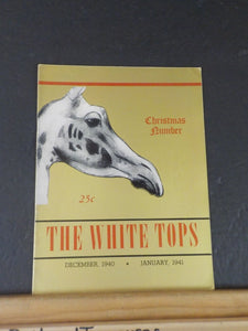 White Tops Circus Magazine 1940 December - January 1941  First Circus Elephants