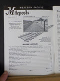 Western Pacific Mileposts 1961 September October Sacramento Northern Using First