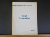 United States Railway Association Final System Plan Part one & two  2 books