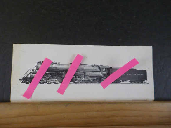 Photo Builders Card Norfolk & Western Locomotive #2171 N&W