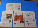 Ads Union Pacific Railroad Lot #38 Advertisements from various magazines (10)
