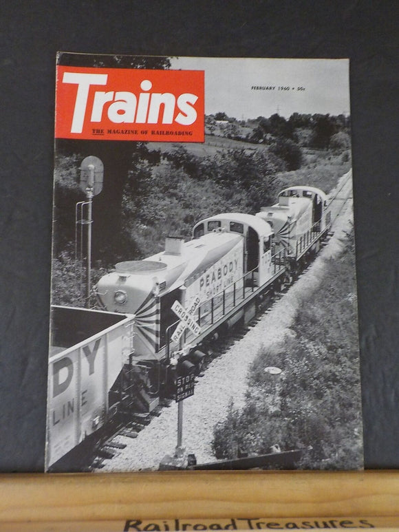 Trains Magazine 1960 February Yellow hopper cars Drawbridge dilemma