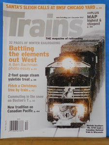 Trains Magazine 2012 December Winter RRings Battling the elements Boston's T CP