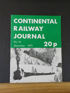 Continental Railway Journal #16 December 1973 Articulated Locomotives Part 4