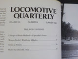 Locomotive Quarterly 1985 Summer Vol 8 #4 C&IM WP Atlantics Damage