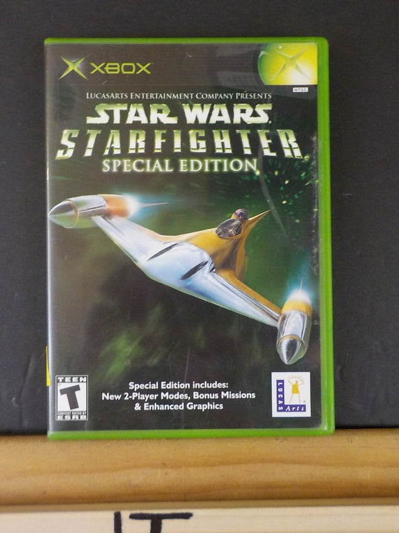 XBOX Game Star Wars Starfighter Special Edition presented by Lucasarts Entertain