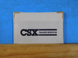 CSX Transportation Leather Card Holder 2 x 4 Great Condition