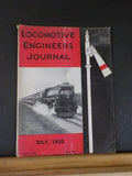 Locomotive Engineers Journal 1935 July Air brakes Diesel power Train Rules