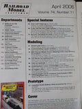 Railroad Model Craftsman Magazine 2006 April CPR Shay plans ACF Reefer modeling