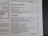Rail Pace News Magazine 1989 March Railpace Upper St John River Valley railfanni
