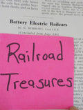 Locomotive Railway Carriage & Wagon Review #757 1955 September