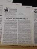 News from the National Association of Railroad Passengers 1988 COMPLETE YEAR Lot
