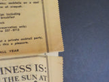 Sun The East Hampton Summer Newspaper 1966 Sept. V1 #6 Sag Harbor & Scuttle Hole