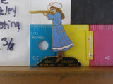 Jaycees Nebraska Anie Oakley Blue dress Shooting rifle   PIN