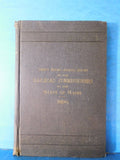 Railroad Commissioners of the State of Maine 32nd Annual Report  1890