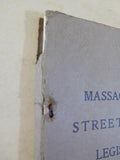 Massachusetts Street Railway Legislation Boston Elevated 1901