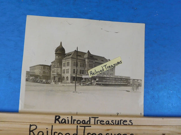 Photo Whale car Monster 72 ton captive whale exibition   8X10 Black & white