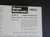 Model Railroader Magazine Bound Volume 42 1975 January thru December