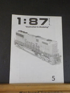 1:87 Scale Magazine Issue #5 Dedicated to Modeling Sept oct 1992