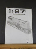 1:87 Scale Magazine Issue #5 Dedicated to Modeling Sept oct 1992