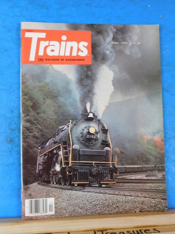 Trains Magazine 1977 April  Love those diesels Piggbyback/Portager