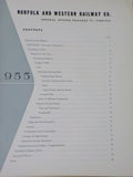 Norfolk and Western Railway Annual Report Year ended December 31 1955