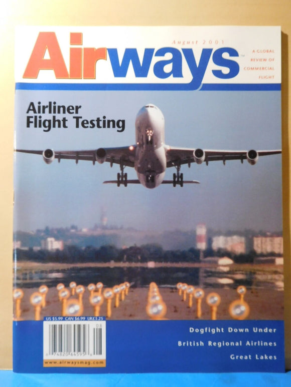 Airways Magazine 2001 August Airliner Flight Testing