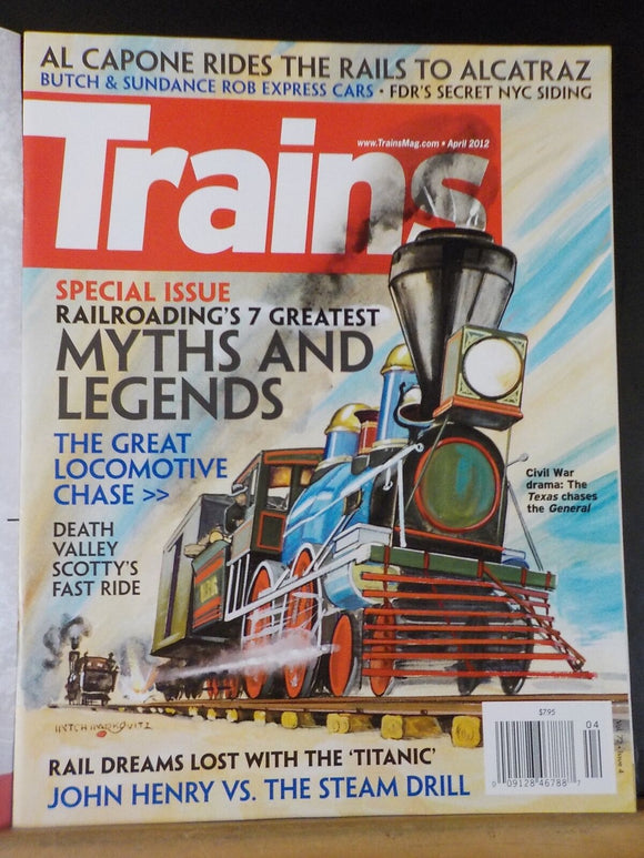 Trains Magazine 2012 April Myths and Legends Al Capone rides the rails to Alcatr