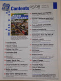 Model Railroader Magazine 2008 May Weather vehicles Lights create sunset glow DC