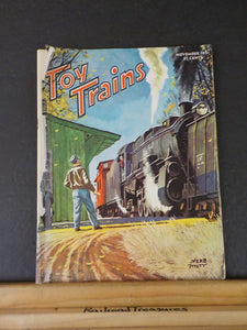 Toy Trains Magazine 1951 November A model factory Coaling station