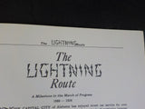 Lightning Route, The 1886-1936 A Milestone in the March of Progress soft cover S