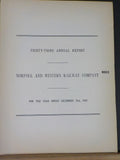 Norfolk and Western Railway Annual Report 33rd Year ended December 31 1928  MAP